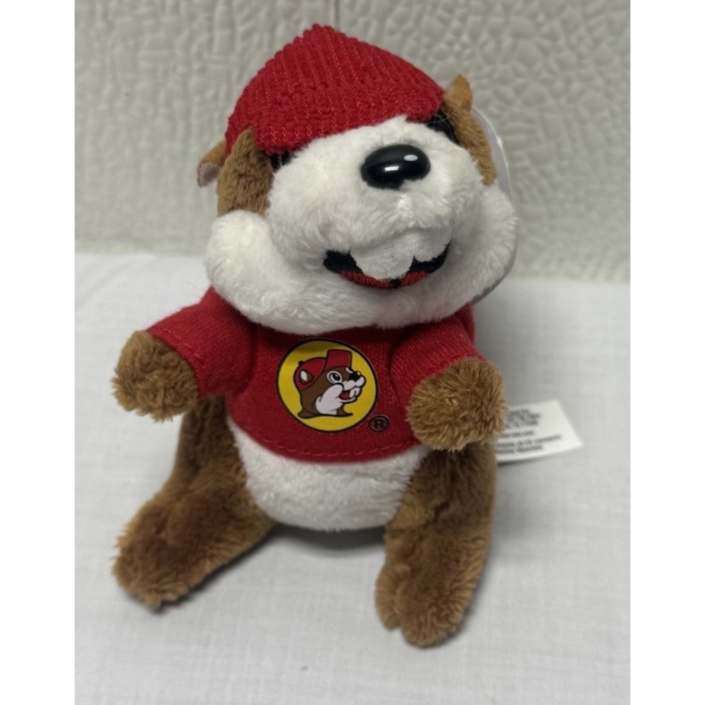 Buc-ee's Beaver 4" Plush Brand New w Tag Backpack Clip Keychain